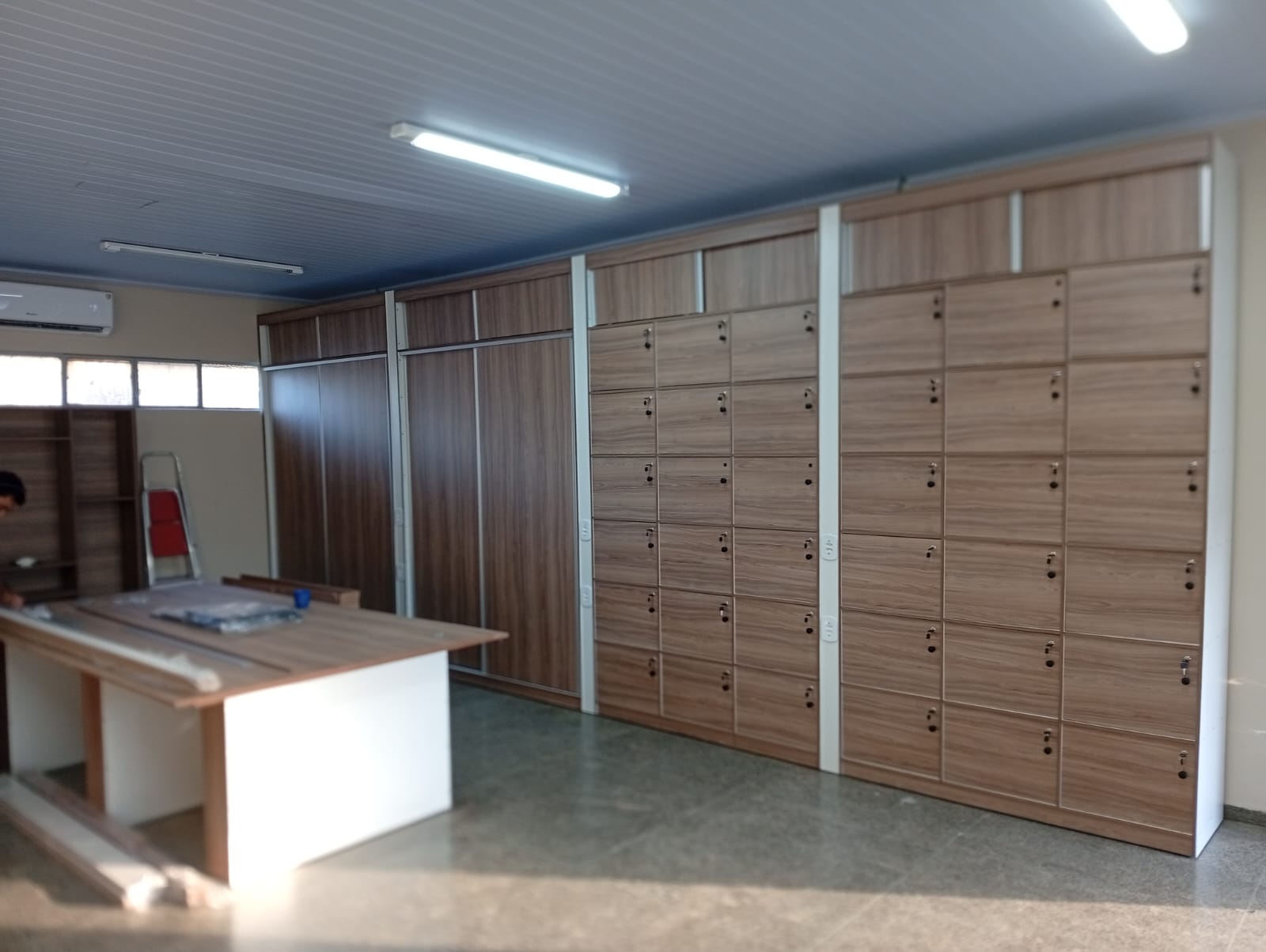 Armários para ambiente escolar